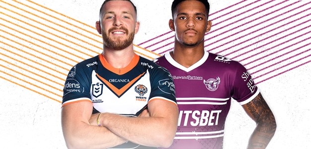 Wests Tigers v Sea Eagles: New era begins; Cherry-Evans late out