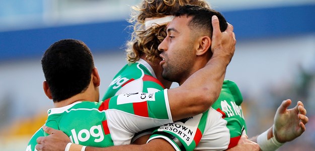 Johnston's triple treat leads Rabbitohs to win over Titans