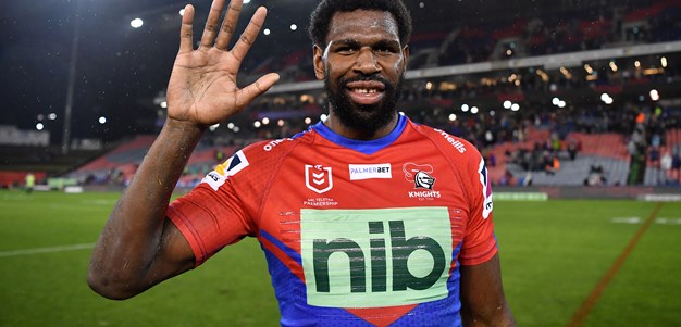 High five: Lee reflects on Knights new single-game try-scoring record