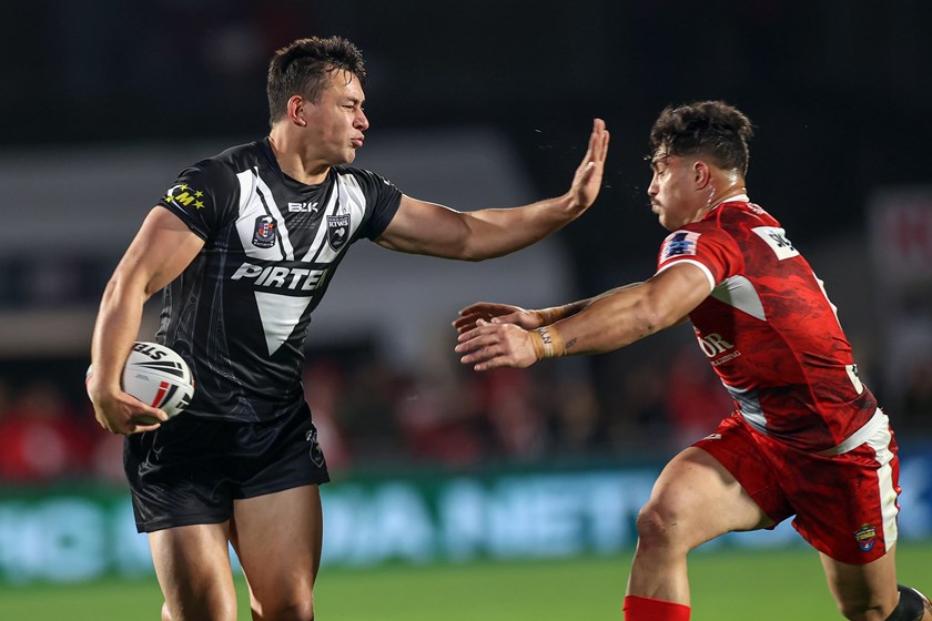 Manu showed his versatility by starring at fullback for the Kiwis in the Test win against Tonga.