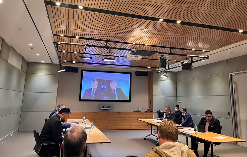 Brandon Smith and Frank Ponissi appearing via video link for tonight's judiciary hearing.