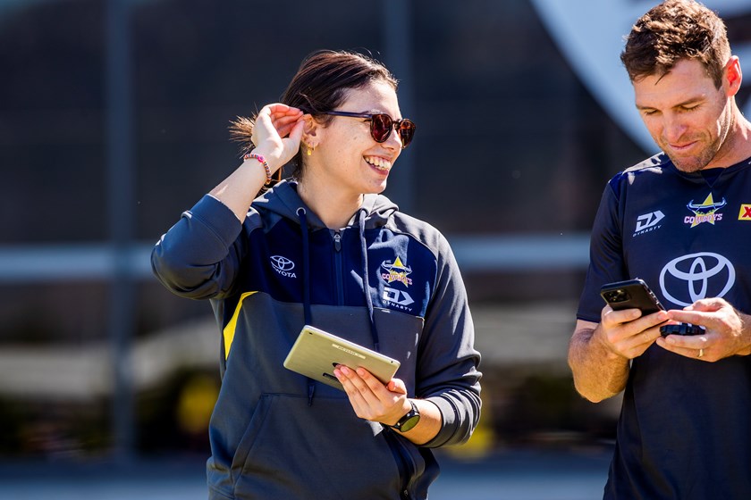 North Queensland Cowboys Sports Science Analyst Tandia Wood.