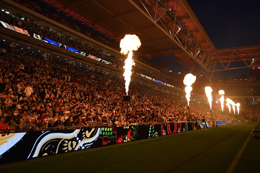 A strong crowd was in attendance for the 2021 Telstra Premiership Grand Final at Suncorp Stadium.