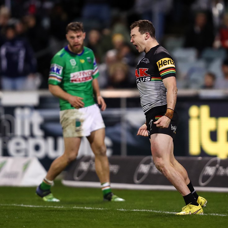 Happy 100th! Panthers win big for Edwards in milestone game