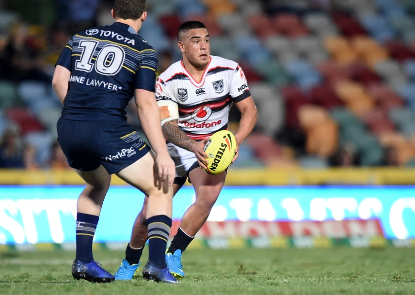 Clark in action for the Junior Warriors in 2016.  ©NRL Photos