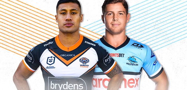 Wests Tigers v Sharks: Garner named in back row; Talakai ruled out