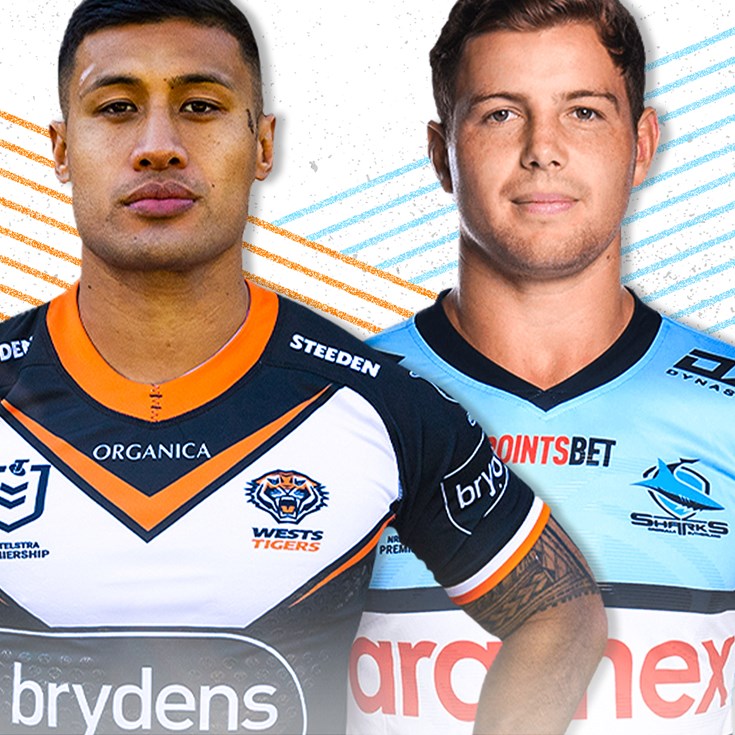 Wests Tigers v Sharks: Garner named in back row; Talakai ruled out