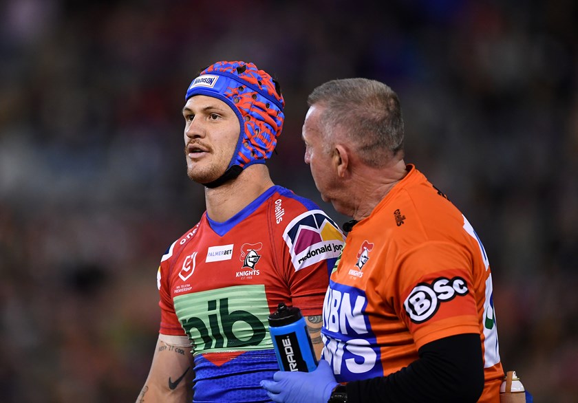 Kalyn Ponga has not played for the Knights since suffering a head knock in Round 19.