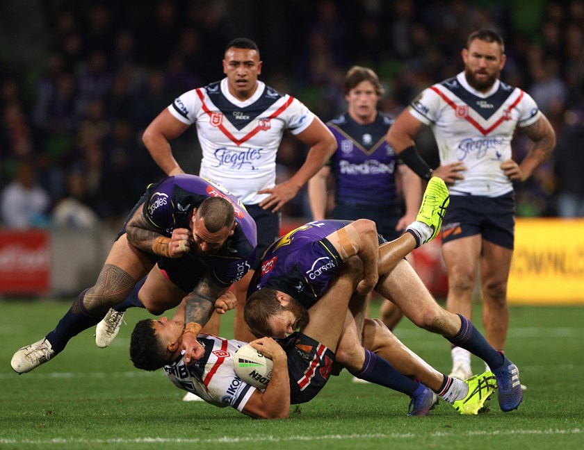 Nelson Asofa-Solomona received his fifth charge of the season for a grade one dangerous contact on Joseph Suaali'i.  