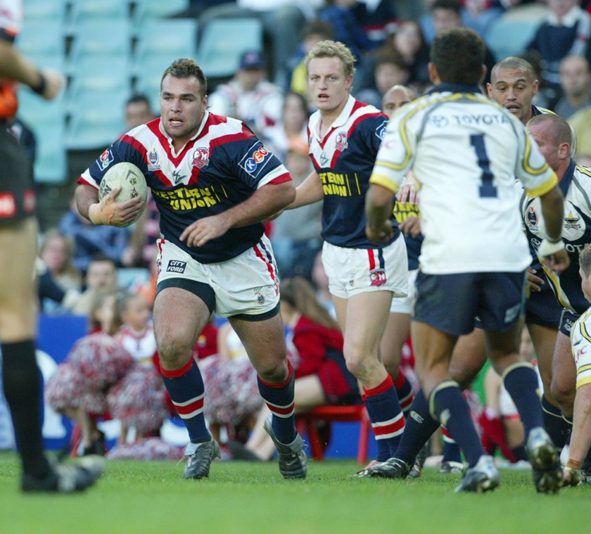 Todd Payten played alongside Craig Fitzgibbon at the Roosters in 2003.