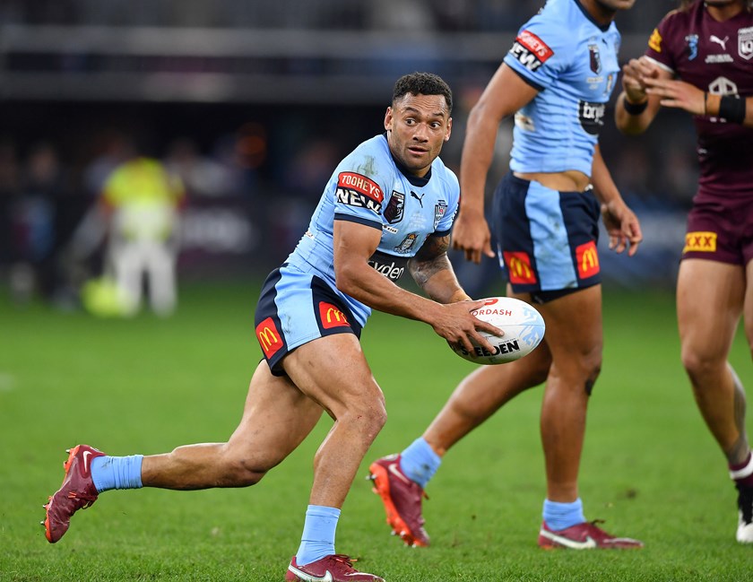Koroisau wore the NSW No.9 jersey in Origin II and III