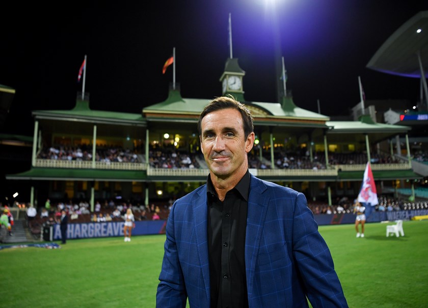 Andrew Johns has been giving Lachlan Ilias advice - and praise