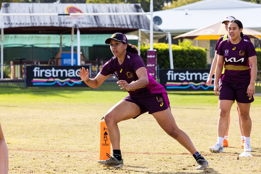 Shakiah Tungai is ready to resume her NRLW career with the Broncos on Saturday.