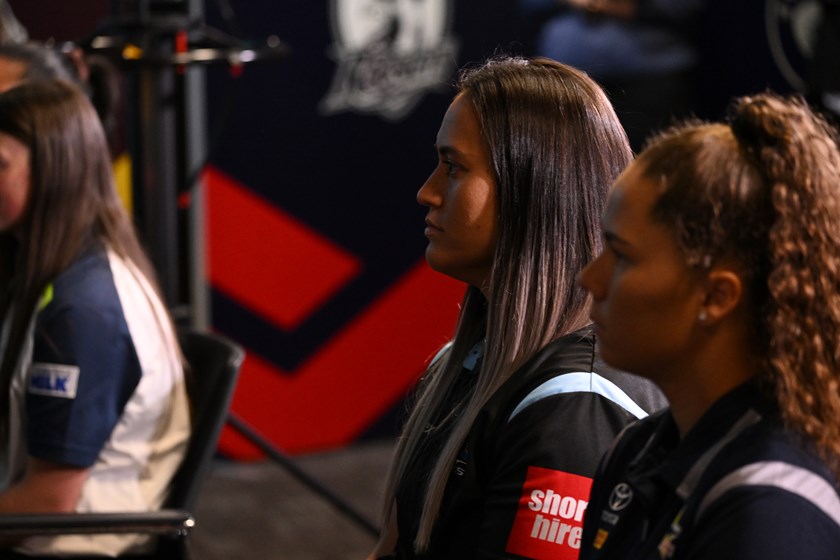 Claudia Foster watches on after the confirmation Cronulla will enter the NRLW in 2023.