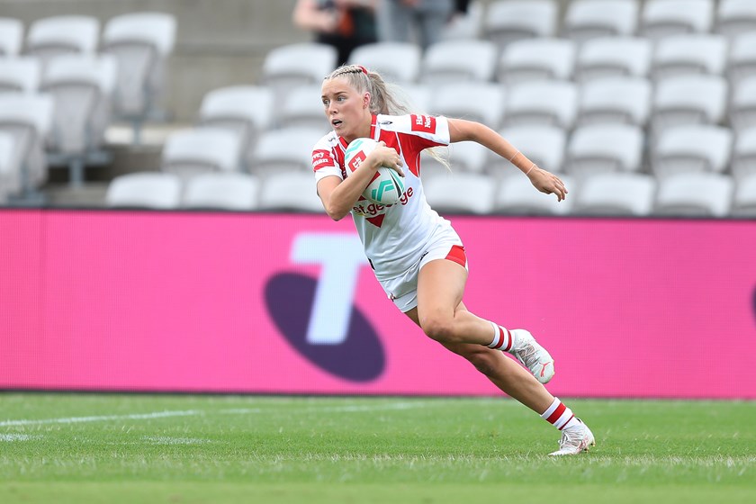 Dragons winger Teagan Berry is one to watch in the second half of the year.