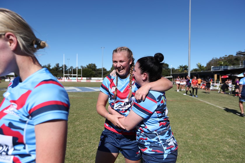 The ADF celebrated their first win of the tournament after beating the Northern Territory.