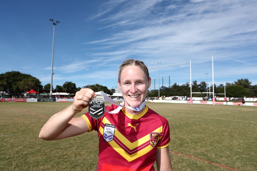NSW Country centre Jessica Gentle was named player of the open age tournament.