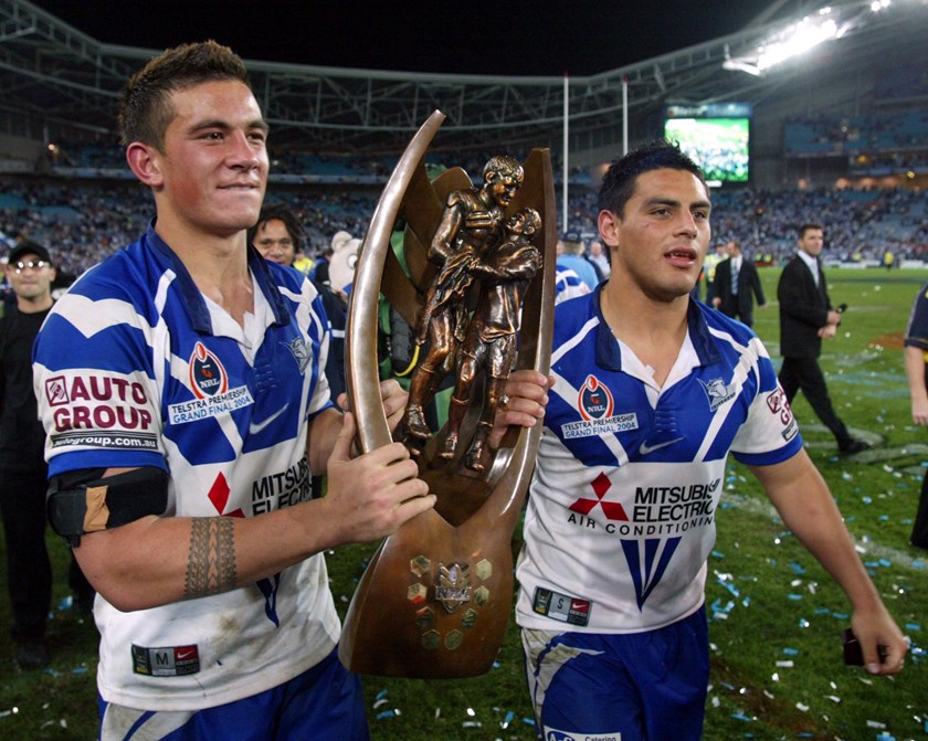 Sonny Bill Williams helped the Bulldogs to the 2004 premiership in his first NRL season
