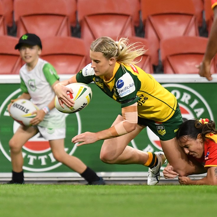 Jillaroos hopefuls star in Australian PM’s XIII Women's big win