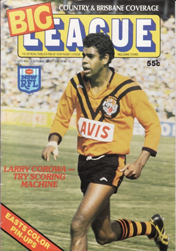 Larry Corowa was a cult hero among Balmain fans in the late 70s and early 80s
