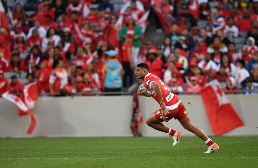 Tupou in action for Tonga