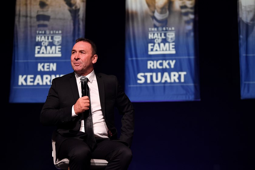 Ricky Stuart was inducted into the NSWRL Hall of Fame
