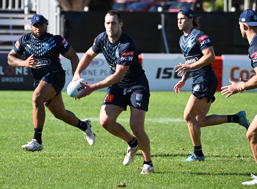 Yeo's skill with the ball was on display at NSW Origin training