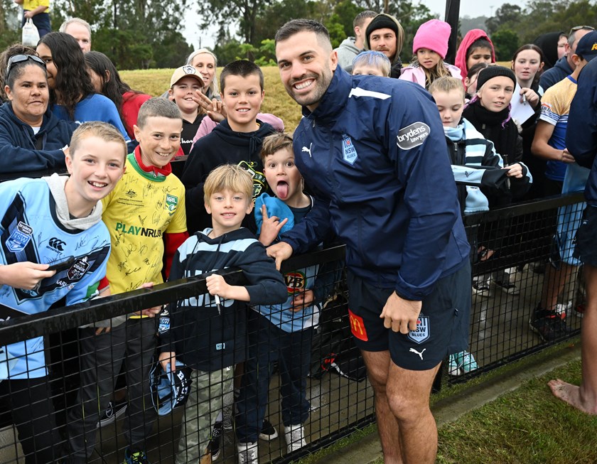 James Tedesco and the Blues boost morale in Lismore