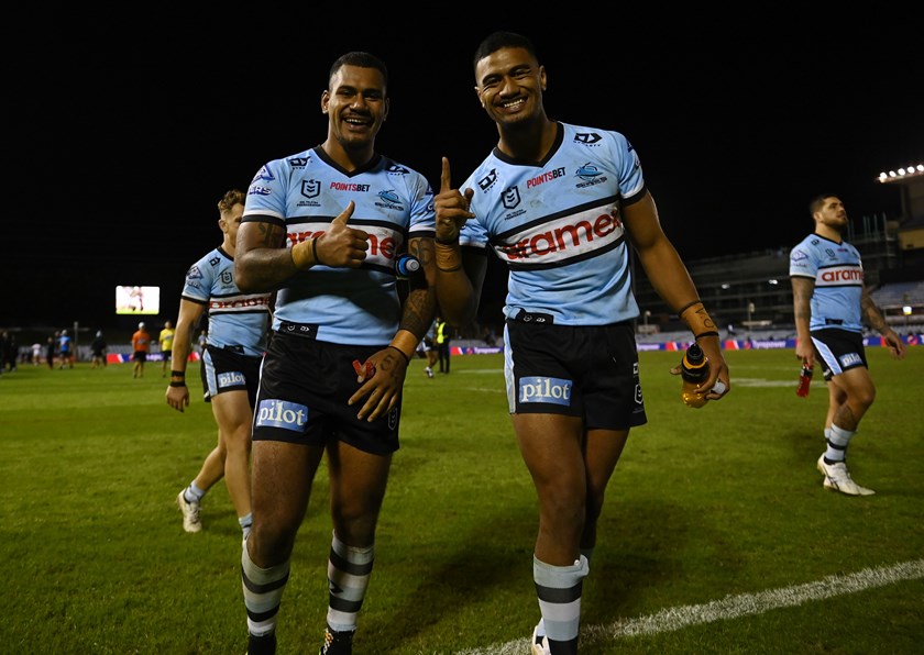 Sharks wingers Sione Katoa and Ronaldo Mulitalo will line up opposite each other when Tonga play New Zealand.