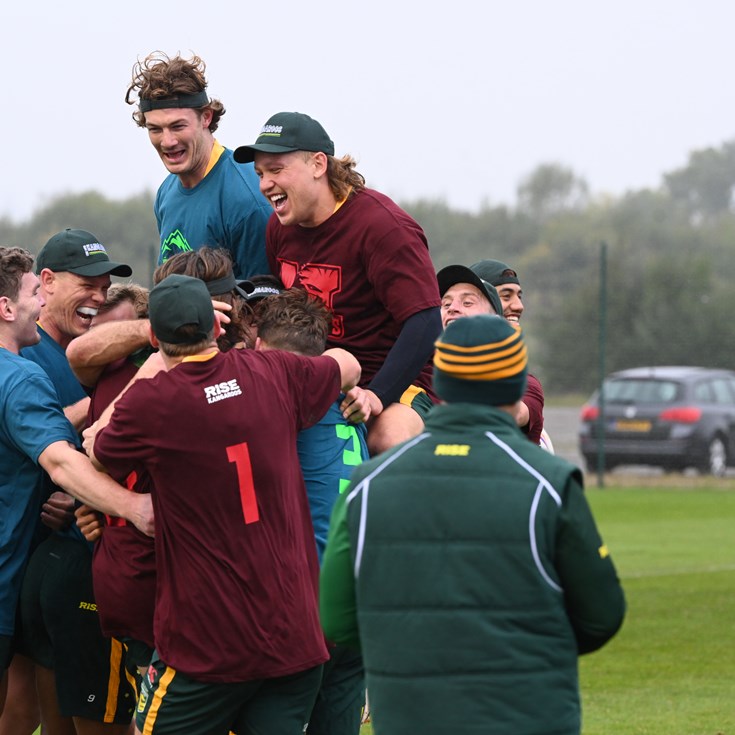 One for the scrap book: The off-field games ensuring Kangaroos lead from front