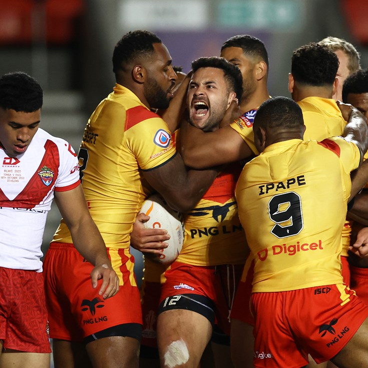 PNG take positives from narrow defeat as Martin equals world record
