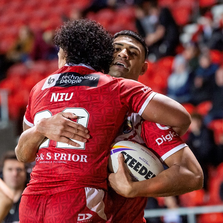 Tupou's triple takes Tonga past brave Wales outfit