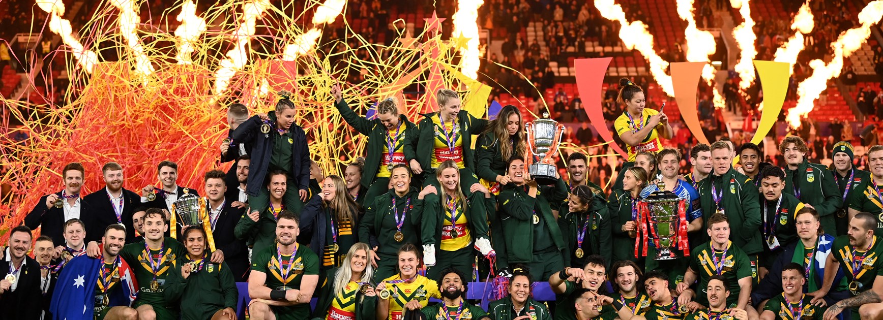 The Australian men's and women's teams and England Wheelchair team are No.1 in the IRL World Rankings