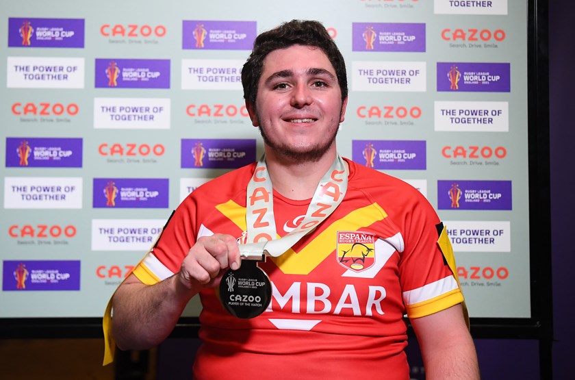 Theo Gonzalez from Spain was named as the player of the match in Round 1.