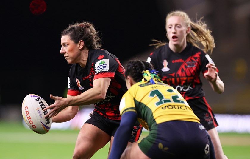 Canada captain Gabrielle Hindley played for Norths in 2020 