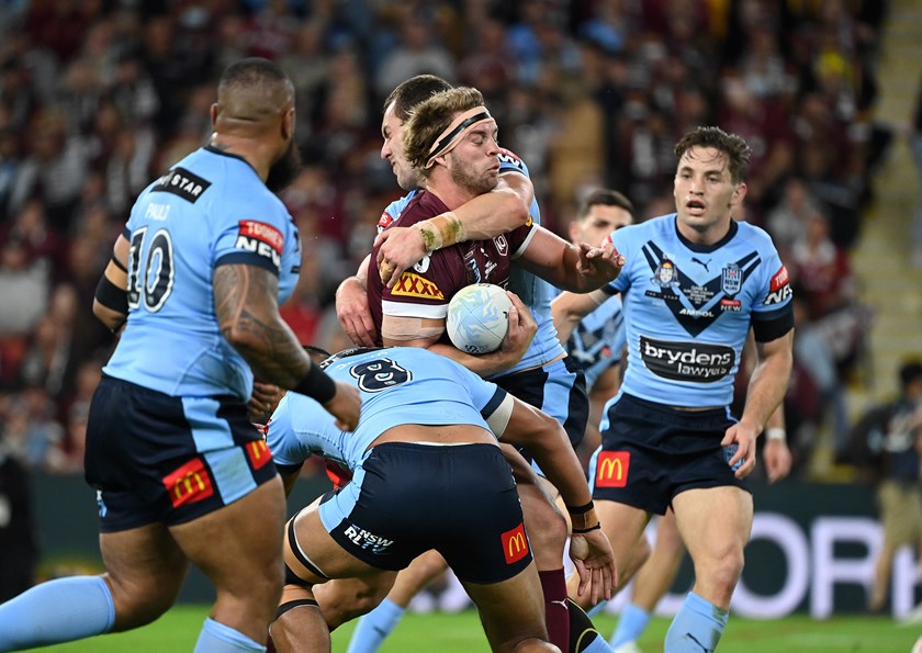 Christian Welch is vying for a Maroons recall after playing six Origins since 2019
