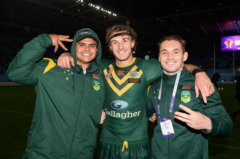 Graham played at the World Cup with Souths team-mates Latrell Mitchell and Cameron Murray