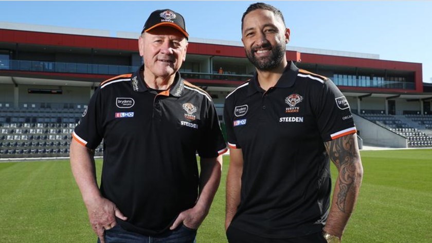 Tim Sheens and Benji Marshall will join forces and coach the Wests Tigers in 2023.