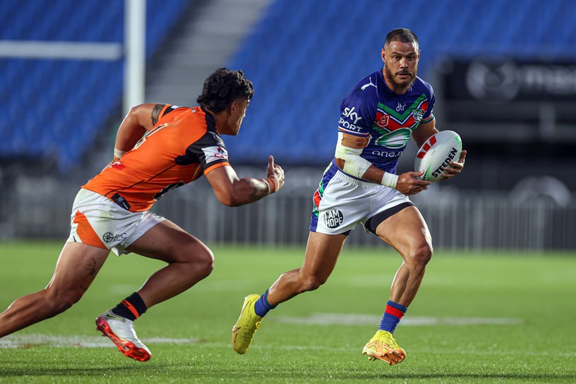 Wiliame in action for the Warriors during the Pre-season Challenge. ©NRL Photos.