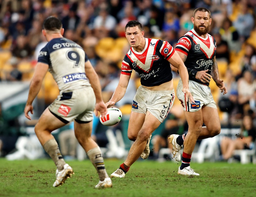 Joey Manu has moved to five-eighth for the Roosters