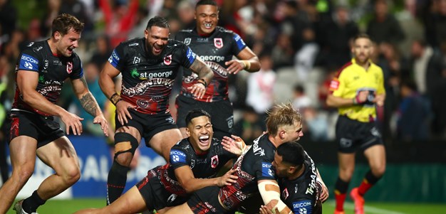 Last-second try sees Dragons end painful week on a high