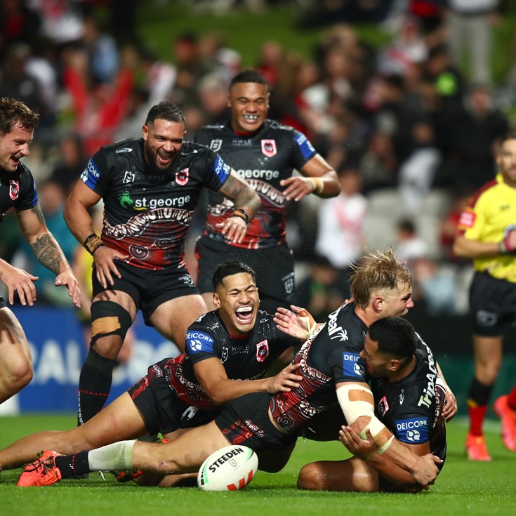 Last-second try sees Dragons end painful week on a high
