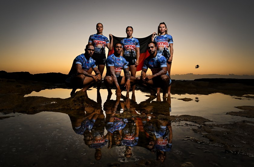 Sharks players celebrate their Indigenous culture, whereas it wasn't spoken of when Welsh played