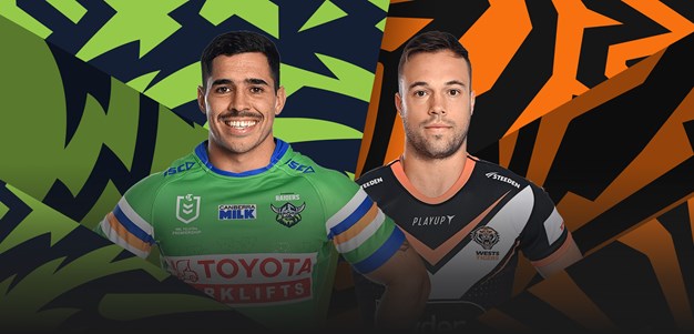 Raiders v Wests Tigers: Cotric returns; Twal starts up front