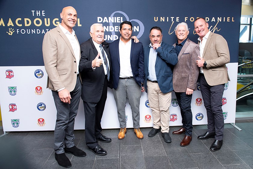 The Warriors have got behind the fundraising efforts for former coach Daniel Anderson 