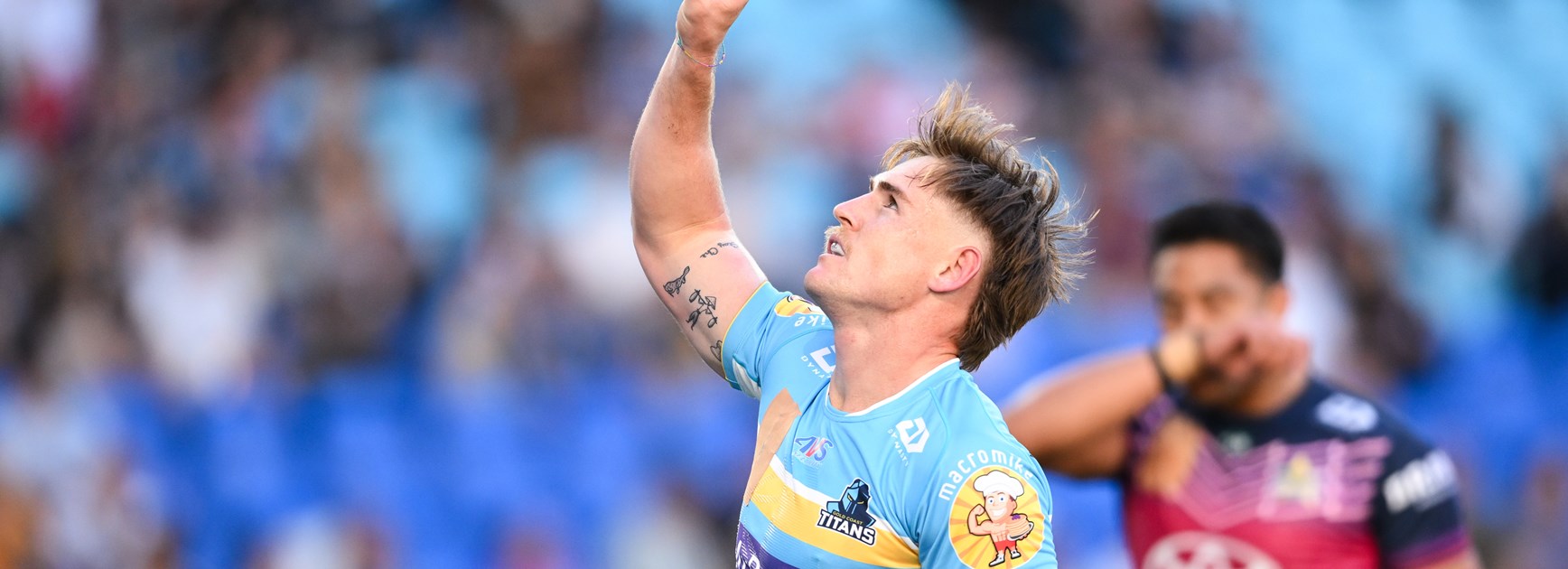 'I've got no shame in laughing or crying': Brimson's powerful chat with former Titan