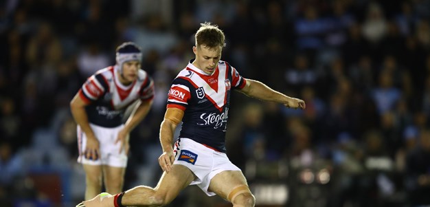 Walker field goal sees Roosters advance over Sharks