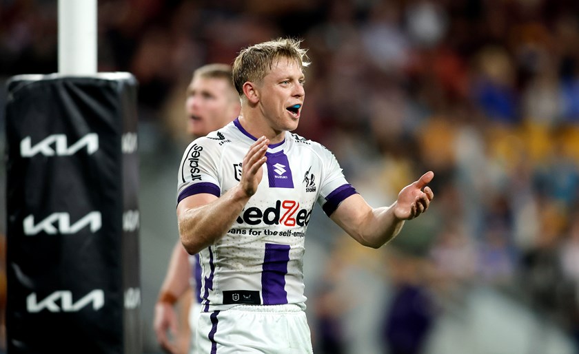 Tyran Wishart trained at halfback on Thursday