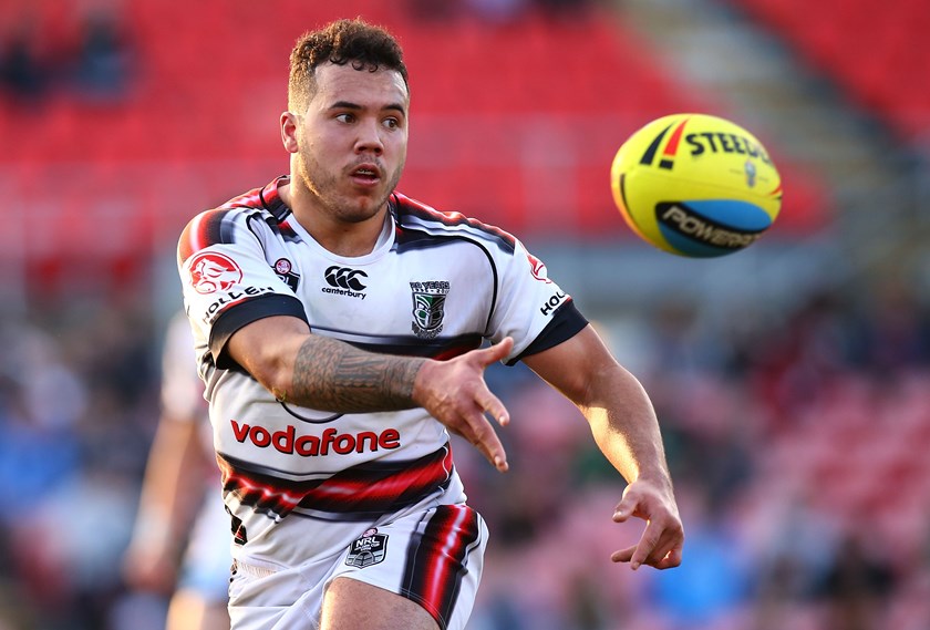 Jazz Tevaga playing for the Junior Warriors in 2015. ©NRL Photos