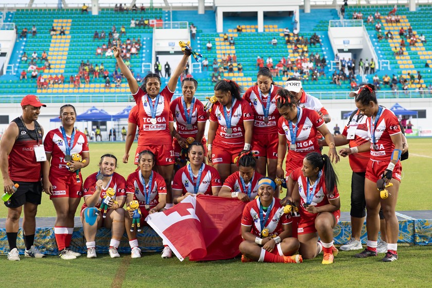 The Tongan team were happy in defeat after an historic Pacific Games campaign